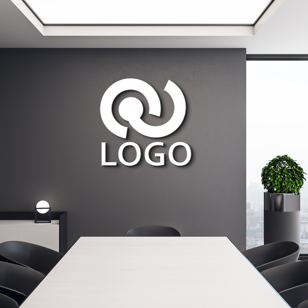 Insegna con logo in PVC